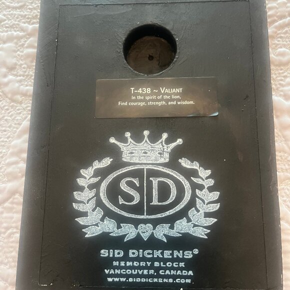 RETIRED Sid Dickens T-438 Valiant Memory Block - Picture 2 of 2